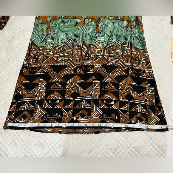 NWT Uncle Frank Retro Print Shift Dress Small 100% Cotton Made in USA - Picture 9 of 13